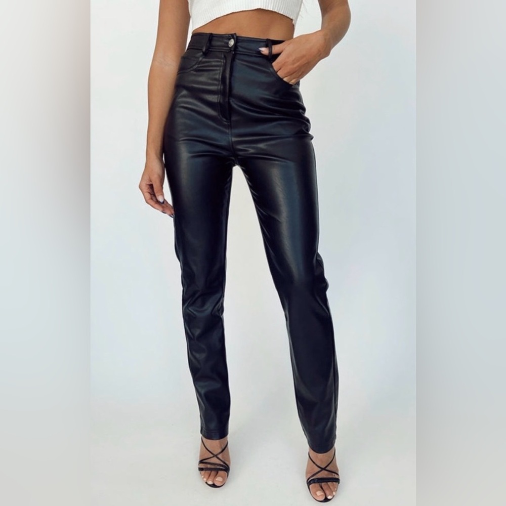 12th Tribe Riley Vegan Leather Pants